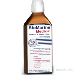 BioMarine®Medical Immuno & Neuro Lipids 4 rodzaje olejów rybich o biologicznym składzie 200 m