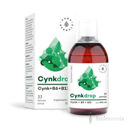 Cynkdrop 500ml Cynk + witamina B6 + witamina B12