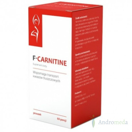 F-Carnitine, Acetyl L- karnityna- 700 mg. 60 porcji