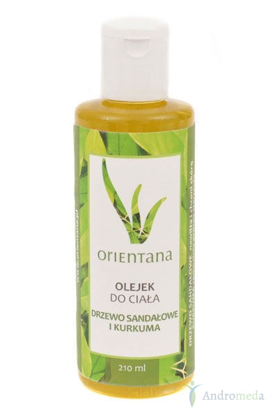 Olejek do ciała DRZEWO SANDAŁOWE I KURKUMA - 210 ml.