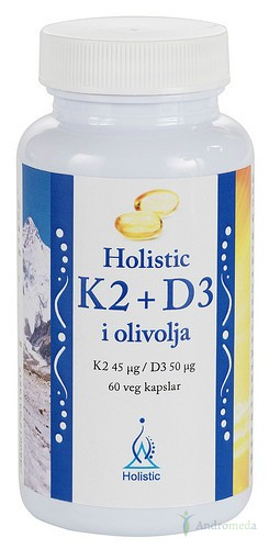 Witamina K2+D3 kokosoil 60 kaps Holistic