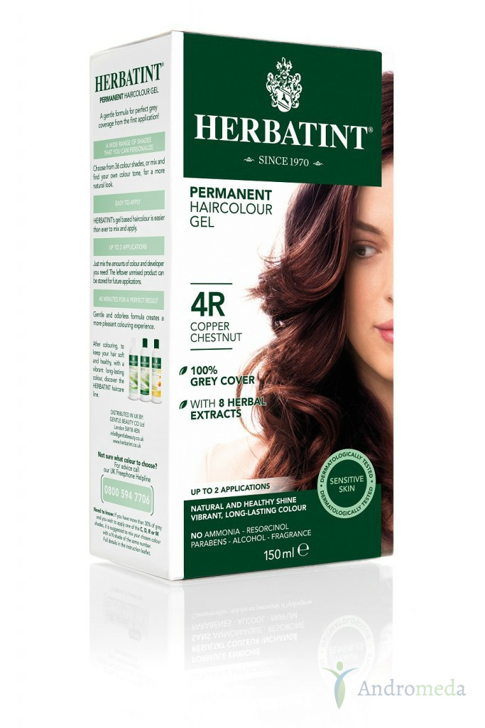 Farba do włosów Herbatint 4R Miedziany Kasztan
