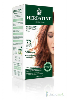 Farba do włosów Herbatint 7R Miedziany Blond