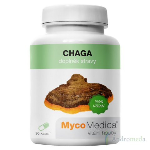 Chaga 90 kaps. 30% polisacharydów Myco Medica