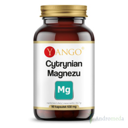 Cytrynian Magnezu - Bezwodny - 90 kapsułek Yango