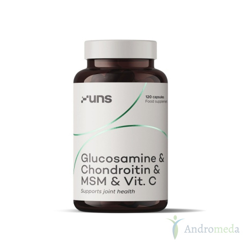 Glukosamine & Chondroitin & MSM & Vit. C . 120 kaps. UNS