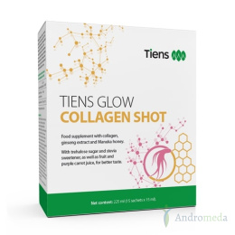 Zestaw 2 X Kolagen Glow Collagen Shot 15 saszetek Tiens