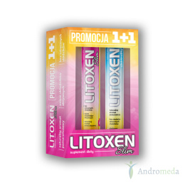 Litoxen Slim Zestaw 2x20 Tabletek Xenico Pharma Elektrolity Magnez Cynk Sód Potas Chrom Witamina C