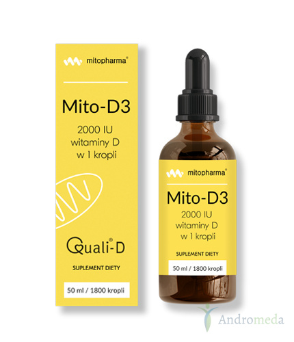 Mito-D3 w kroplach 50 ml Mito Pharma Mito-D3 w kroplach 50 ml Mito Pharma