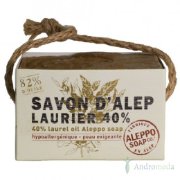 Mydło Aleppo 40% 200g Savon D'Alep Laurier