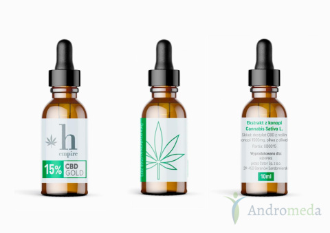 Olejek konopny CBD15% 10ml GOLD