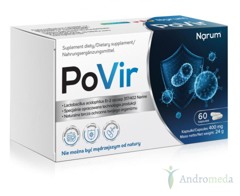 Narum PoVir 400 mg 60 kapsułek Narine