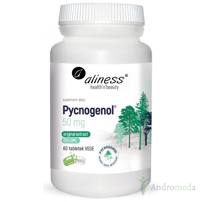 Pycnogenol 50mg - 60 tabletek Aliness