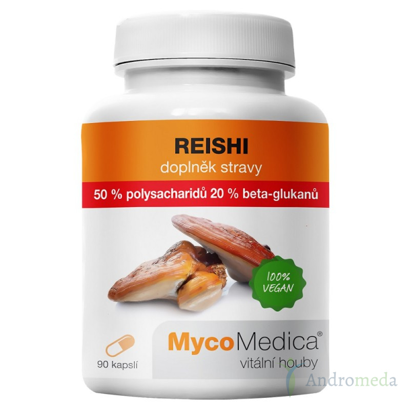 Reishi 50% polisacharydów 20% beta-glukanów 90 kaps. Myco Medica