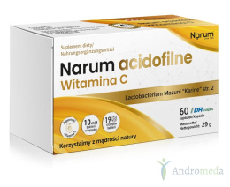 Acidofilna witamina C 200mg 60 kaps Narum