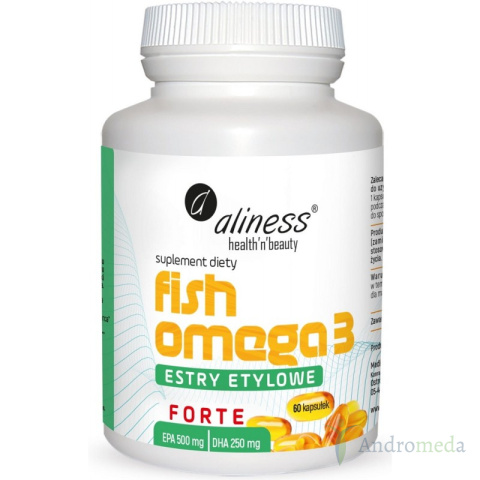 Fish Omega-3 Forte Estry Etylowe 60 kaps. Alines
