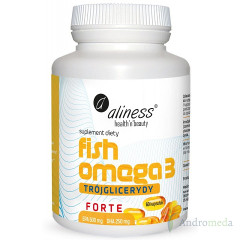 Fish Omega-3 Forte Trójglicerydy 60 kaps. Alines