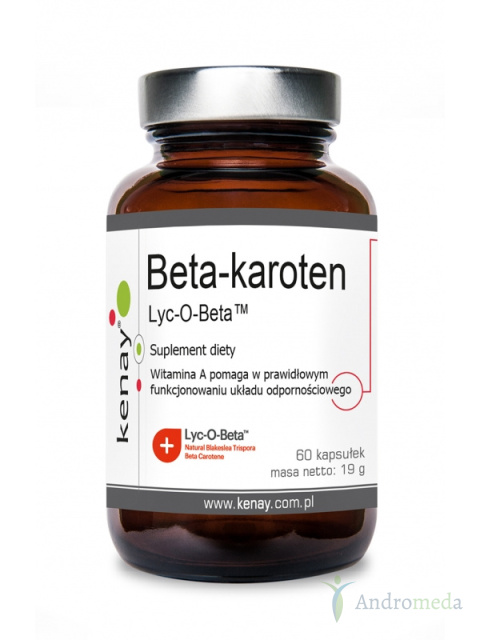 Beta - karoten Prowitamina A Lyc-O-Beta™ 60 kapsułek Kenay