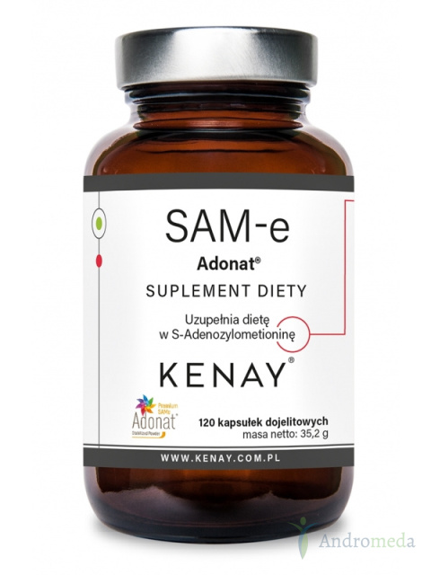SAMe Adonat 120 kapsułek Kenay