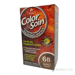 Trwała farba Color & Soin kolor brąz kakao 6B
