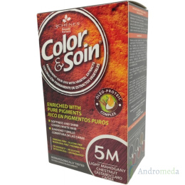 Trwała farba Color & Soin kolor mahoniowy jasny kasztan 5M