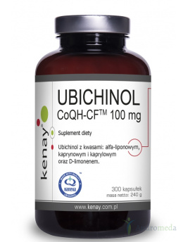 Ubichinol coqh-cf 100 mg 300 kapsułek kenay