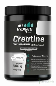 AllHydrate, Creatine (Creapure®) 600g 176 porcji