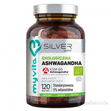 Ashwagandha BIO Silver MyVita 120 kapsułek