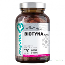 Biotyna 2500 mcg Silver MyVita 120 kapsułek