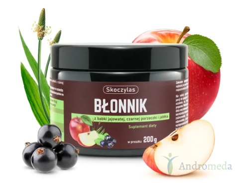 BŁONNIK z babki jajowatej, czarnej porzeczki i jabłka - Skoczylas