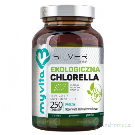 Chlorella BIO SILVER MyVita proszek 250g