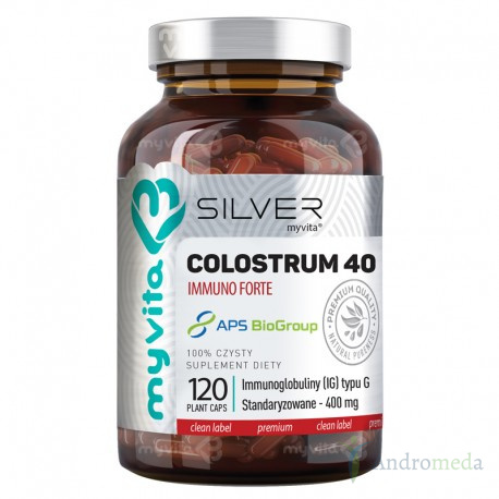 Colostrum Immuno Silver MyVita 120 kapsułek
