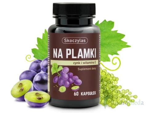 NA PLAMKI cynk, beta karoten, witamina E - Skoczylas