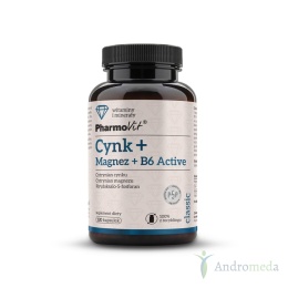 Cynk + Magnez + B6 Active 120 kapsułek Pharmovit