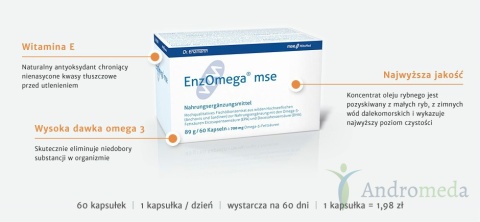 ZESTAW 3 SZTUKI EnzOmega MSE 60 kaps