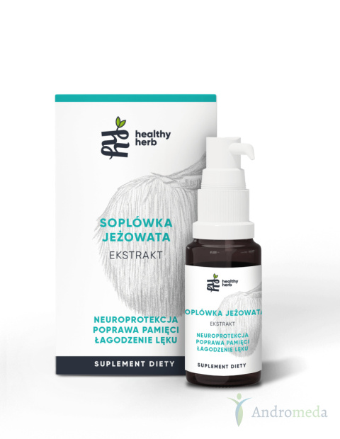 Soplówka Jeżowata ekstrakt – Lion’s Mane, Yamabushitake, Adaptogeny - Healthy Herb