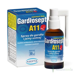 Gardłosept A11 10ml Asept