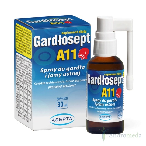Gardłosept A11 10ml Asept