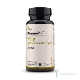 Kelp północnoatlantycki 260mg 120 kapsułek Pharmovit
