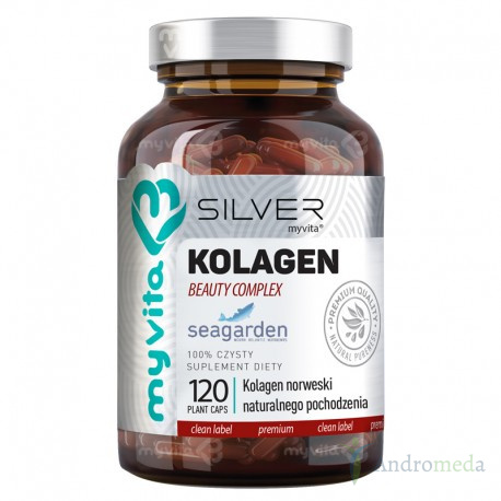 Kolagen Beauty Silver Myvita 120 kapsułek