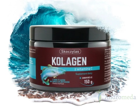 KOLAGEN z dorsza atlantyckiego dziko żyjącego, witamina C - Skoczylas