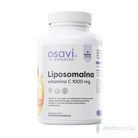 Liposomalna witamina C 1000 mg 120 kapsułek Osavi