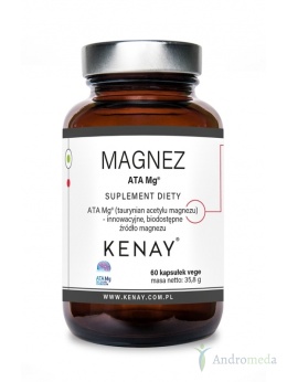 MAGNEZ ATA Mg® 60 kapsułek vege Vcaps® Kenay