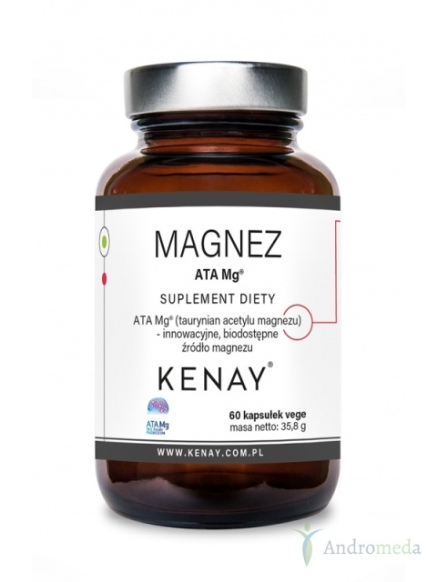 MAGNEZ ATA Mg® 60 kapsułek vege Vcaps® Kenay