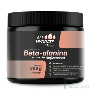 ALLHydrate, Beta-Alanina 300g 375 porcji