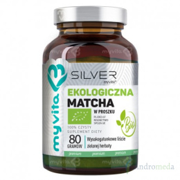 MYVITA SILVER EKOLOGICZNA MATCHA PROSZEK BIO 80G