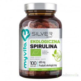 MYVITA SILVER SPIRULINA 100% BIO 100 WEG. KAPS.