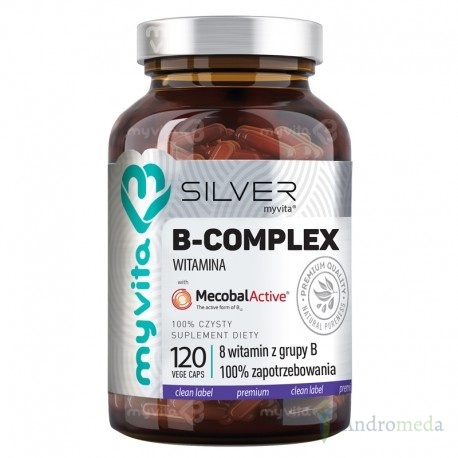 MYVITA SILVER Witamina B-Complex 100% 120kaps.