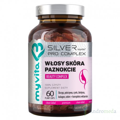 MYVITA SILVER Włosy skóra ProComplex 60k