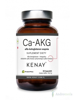 Ca-AKG alfa-ketoglutaran wapnia 60 kapsułek Kenay
